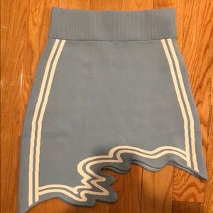PH5 - Casey Wavy Mini skirt sky blue size M